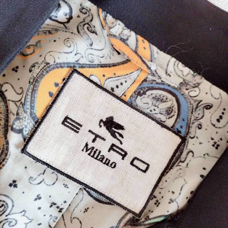 ETRO エトロ テーラードジャケット フォーマル ペイズリー柄 シングル