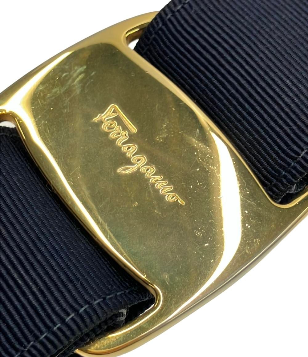 サルヴァトーレフェラガモ ベルト リボンバックル ヴァラ レディース