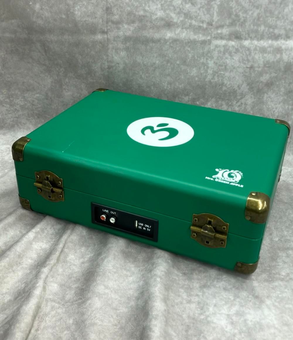 レコードプレイヤー Mrs, GREEN APPLE MGA レコードプレイヤー PDZN