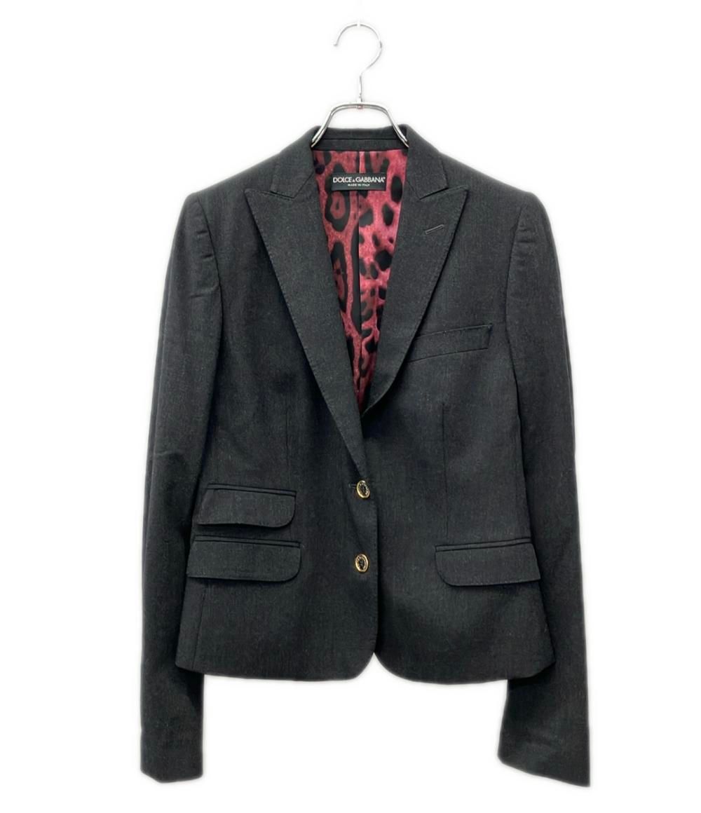 DOLCE & GABBANA テーラードジャケットwoman's size40 ドルチェ&ガッバーナ ドルガバ DOLCE&GABBANA テーラードジャケット 総