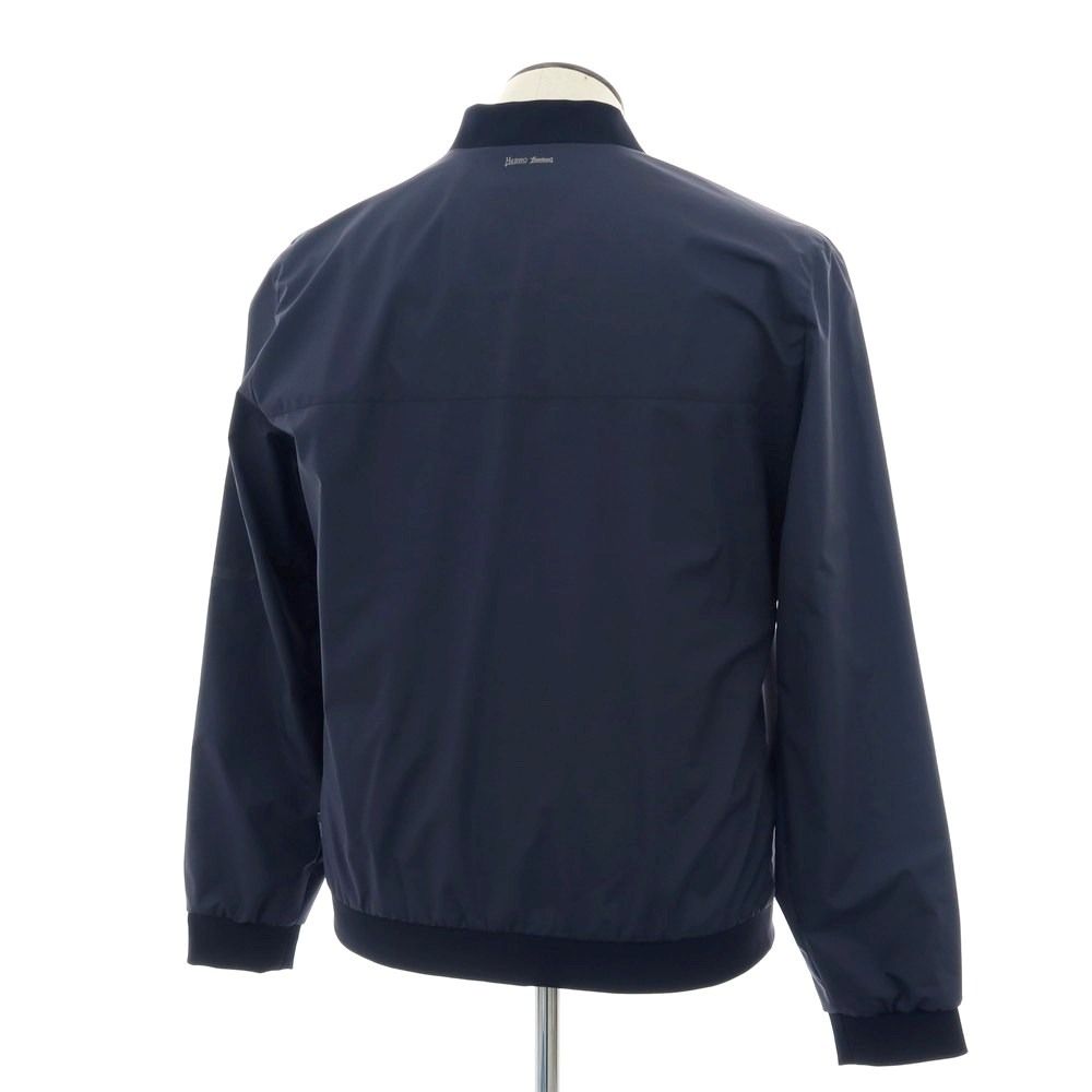 【中古】ヘルノ Herno Laminar GORE-TEX ポリエステル ボマーブルゾン ネイビー【サイズ50】【メンズ】 中古】ヘルノ Herno Laminar GORE-TEX ポリエステル ボマーブルゾン