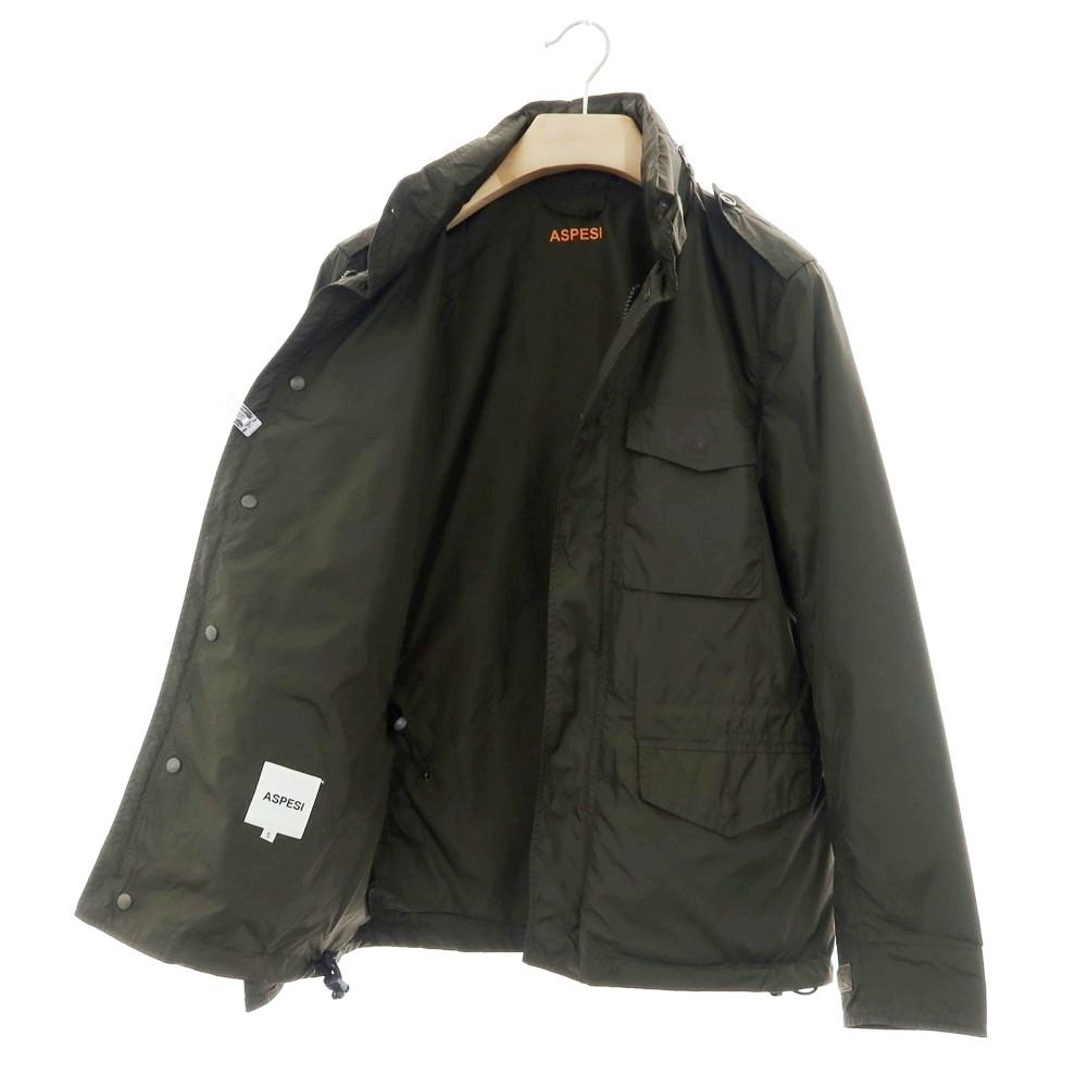 中古】アスペジ ASPESI ナイロン M-65 ミリタリージャケット オリーブ