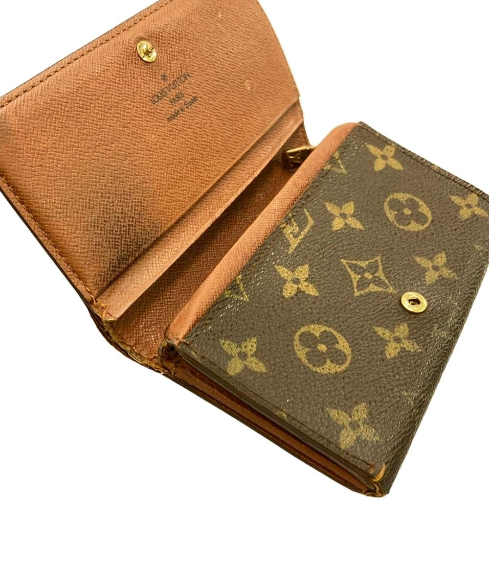 訳あり ルイ・ヴィトン 二つ折り財布 ポルトモネ ビエトレゾール