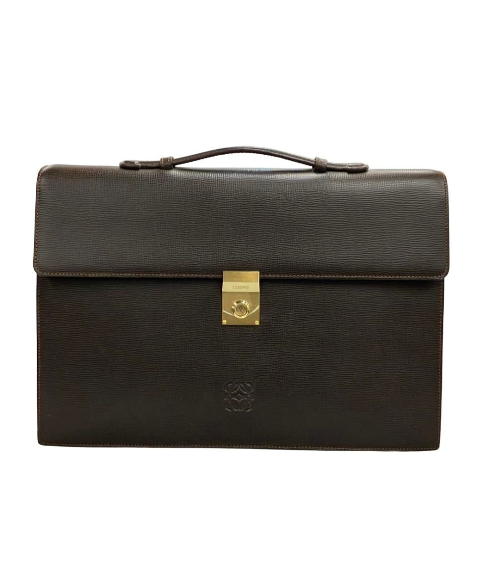 LOEWE ロエベ ビジネス バッグ レザー『専用』 美品》LOEWE（ロエベ