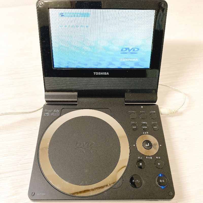 TOSHIBA 東芝 ポータブルDVDプレイヤー SP-P73SW - メルカリ