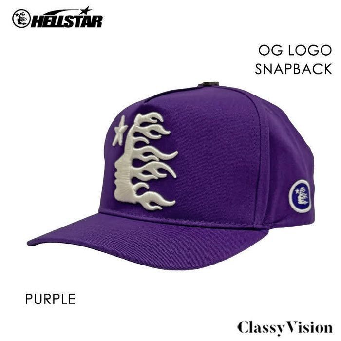 HELLSTAR ヘルスター OG LOGO SNAPBACK PURPLE 【キャップ】【スナップ