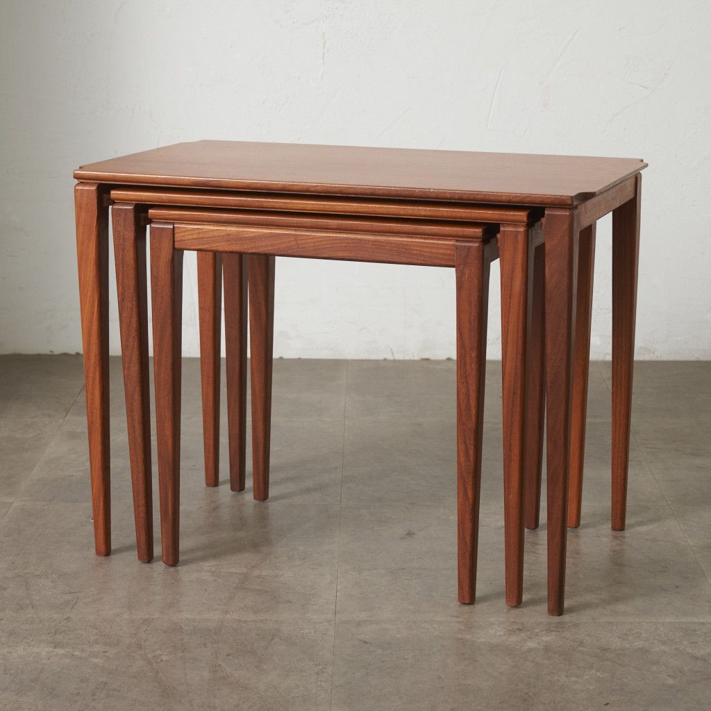 英国 FYNE LADYE ネストテーブル Richard Hornby ヴィンテージ 木製