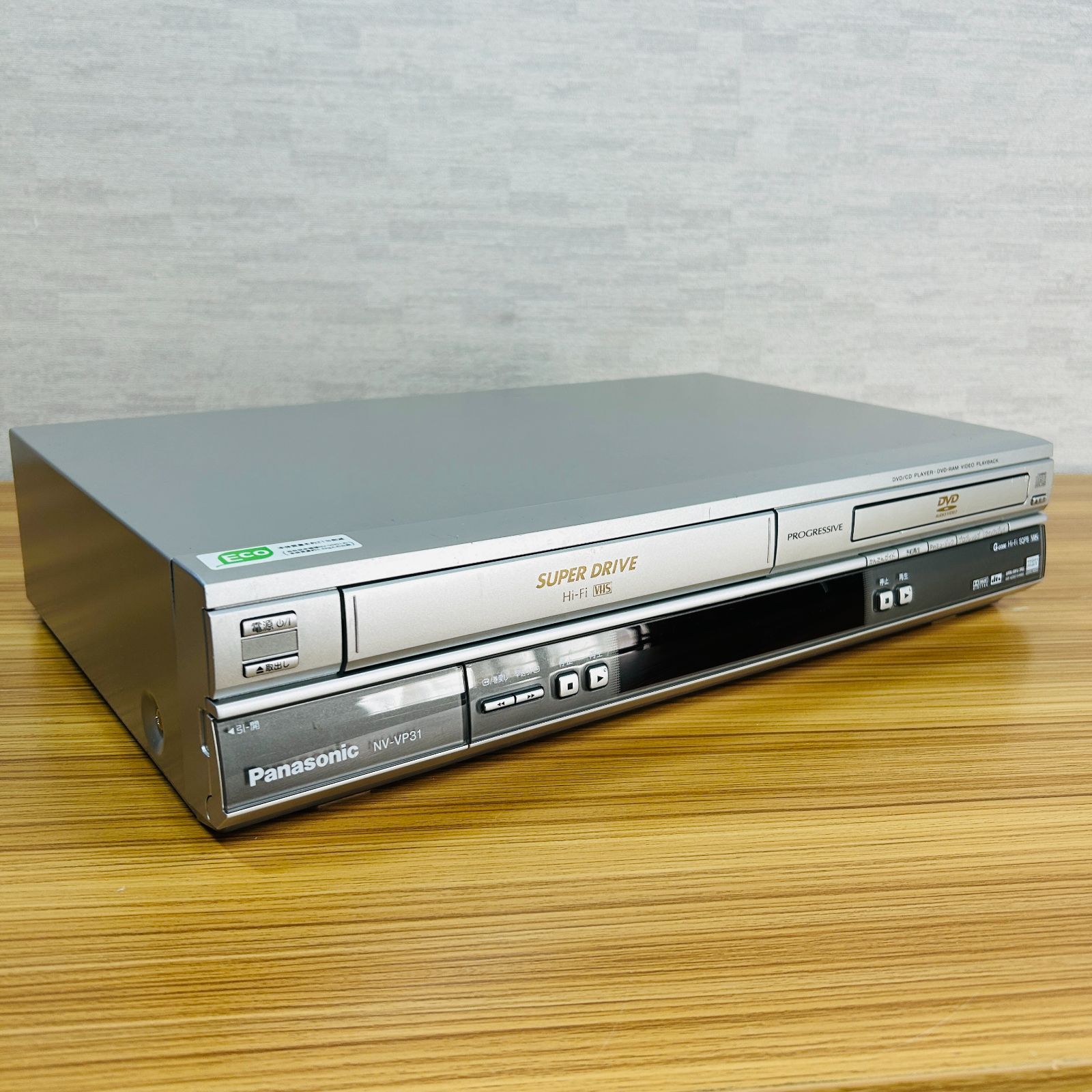 1-15♀Panasonic/パナソニック VHS一体型レコーダー DMR-BR670V 09年製 