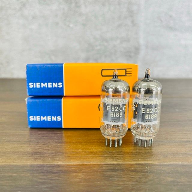 未チェック SIEMENS Rohre シーメンス 真空管 E82CC 6189 2点セット
