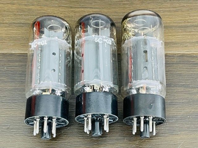 未チェック 東芝 真空管 【中古】TOSHIBA 6GB8 3本セット 通測用 Hi-S