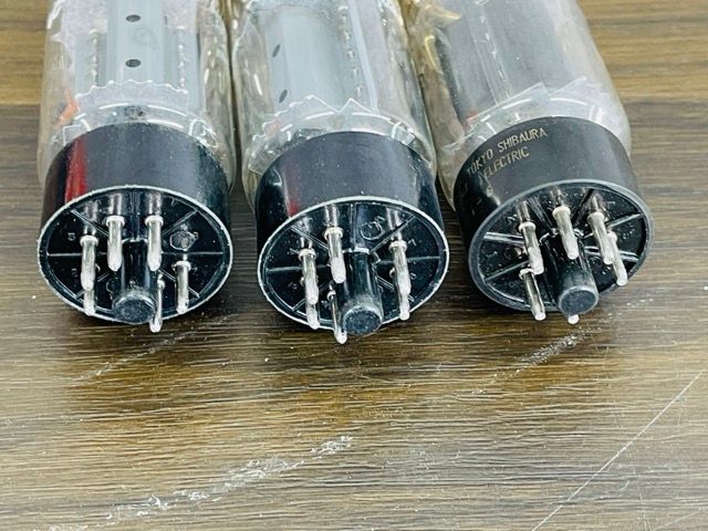 未チェック 東芝 真空管 【中古】TOSHIBA 6GB8 3本セット 通測用 Hi-S