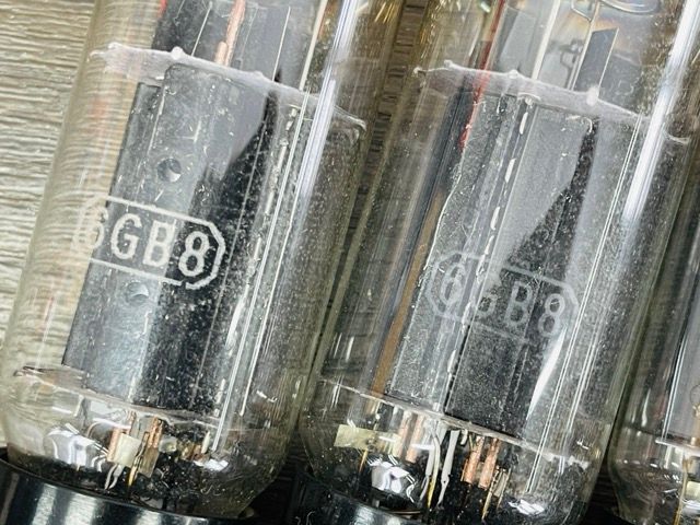 未チェック 東芝 真空管 6G-B8 7本セット TOSHIBA Hi-Fi 6GB8