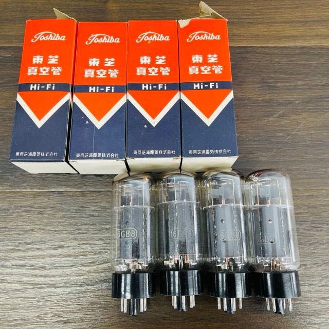 未チェック 東芝 真空管 6G-B8 7本セット TOSHIBA Hi-Fi 6GB8