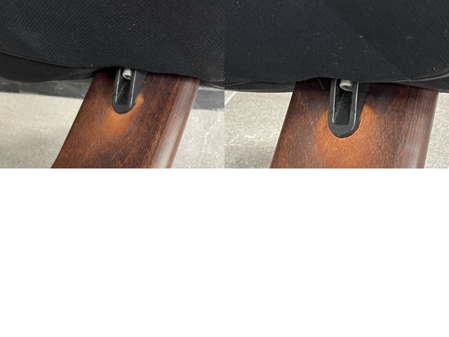 オットマン 【中古】EKORNES 本革 レザー ブラック ノルウェー フット