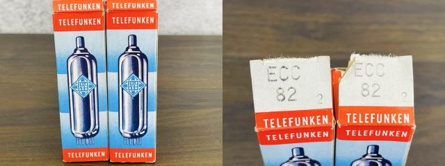 未チェック TELEFUNKEN テレフンケン 真空管 ECC82 2点セット