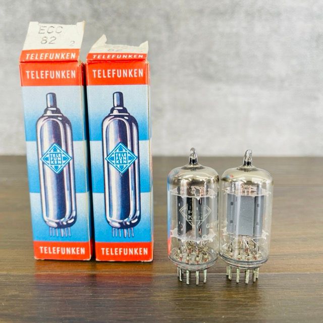未チェック TELEFUNKEN テレフンケン 真空管 ECC82 2点セット