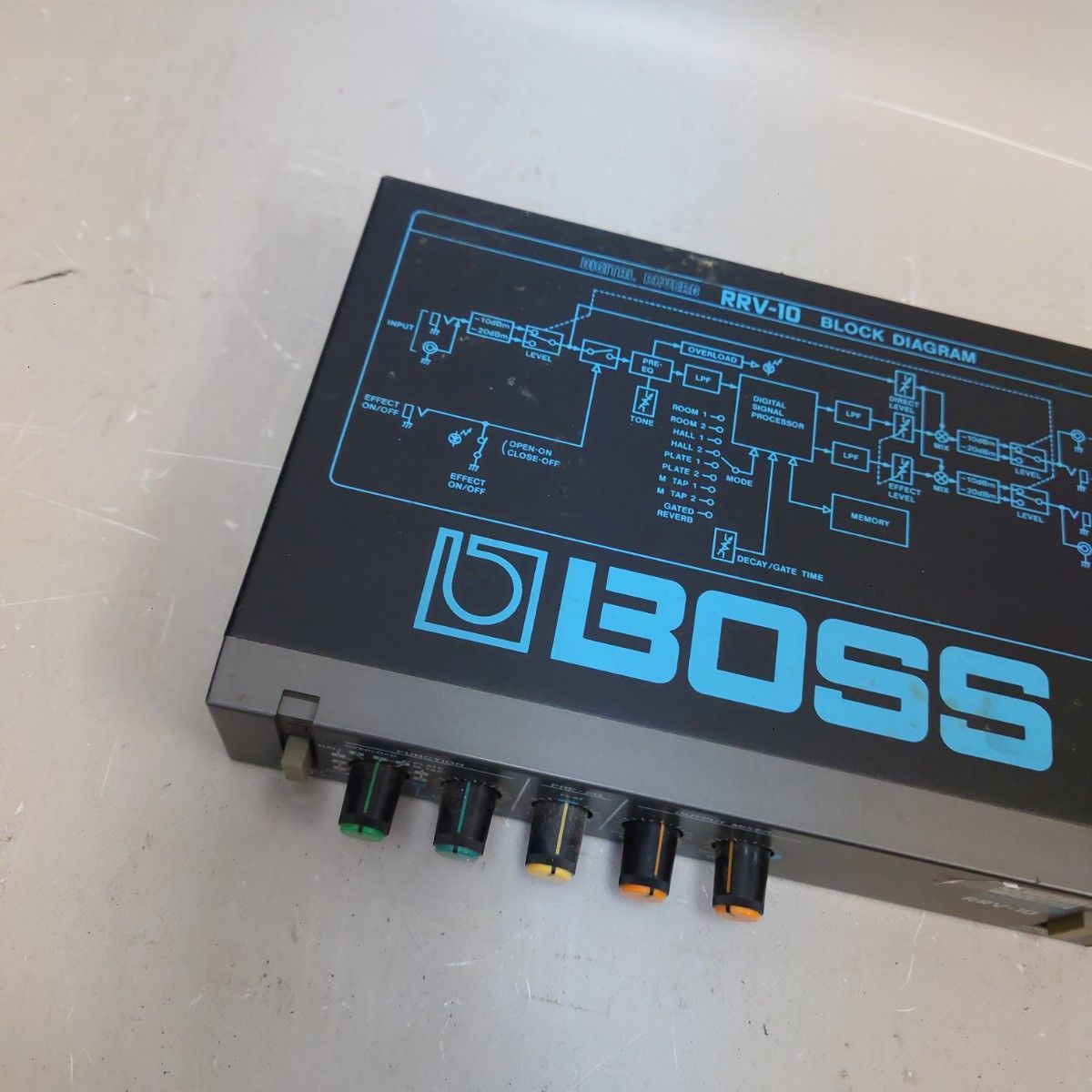 BOSS RRV-10 Digital Reverb 動作品 本体のみ ヴィンテージリバーブ
