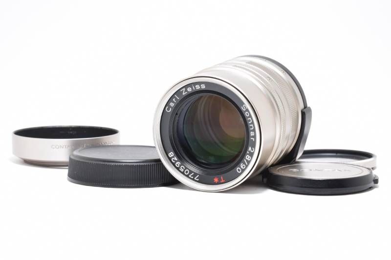 実用品】CONTAX コンタックス Carl Zeiss Sonnar 2.8 90mm T* AFレンズ
