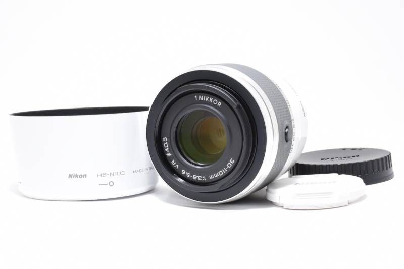 光学極上品】Nikon ニコン 1NIKKOR 30-110mm 3.8-5.6 VR 白 ホワイト