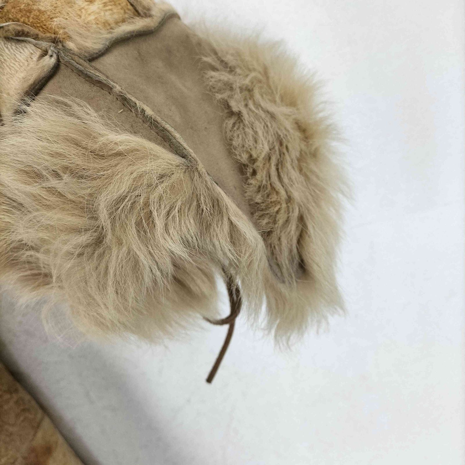 ビアッジョブルー Viaggio Blu BARONE パッチワークレザーファーコート