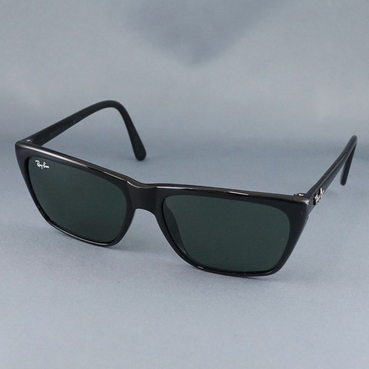 Ray-Ban◇サングラス/BAUSCH&LOMB/B&L USA/プラスチック/BLK/GRN