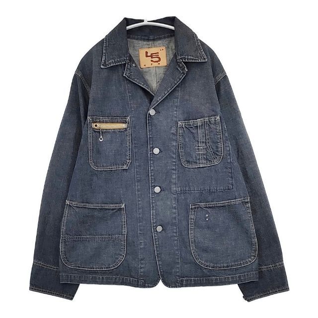 45R/45rpm 麦デニムの908カバーオール（影色納戸 重） 定価58300円