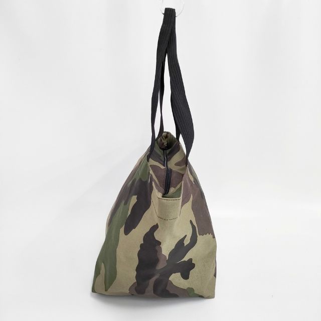 Herve Chapelier カモフラ柄 迷彩 ナイロン 舟形 L 定価33880円 ダブル