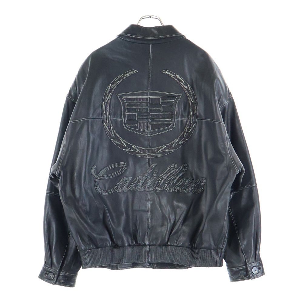 pelle pelle (ペレペレ) CADILLAC キャデラック ロゴ刺繍 ジップアップ