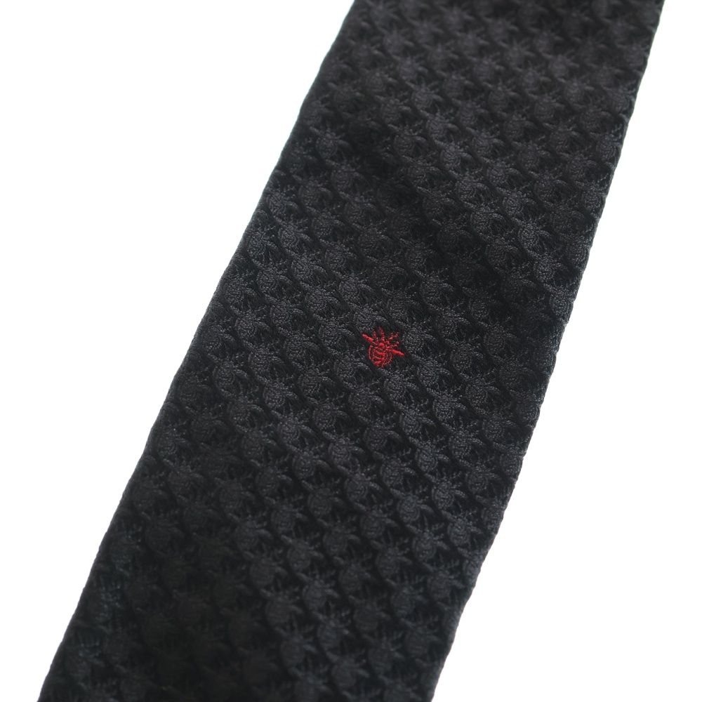 DIOR (ディオール) Bee刺繍 シルク混 ネクタイ ブラック - メルカリ