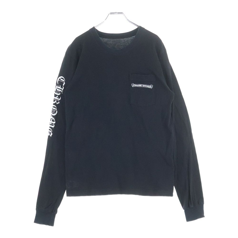 CHROME HEARTS セメタリークロス ブラック長袖カットソー 訳あり