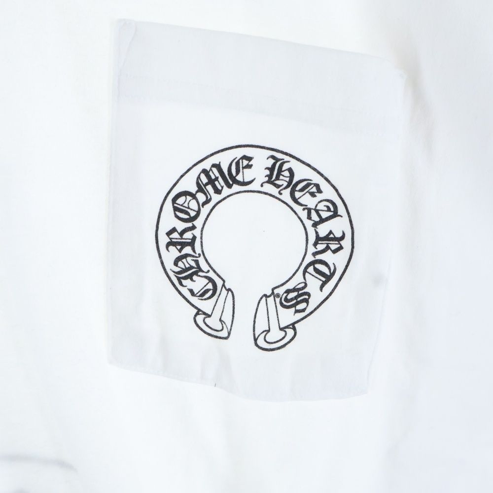 CHROME HEARTS (クロムハーツ) FLRL CRS HORSESHOE L/S バックホース
