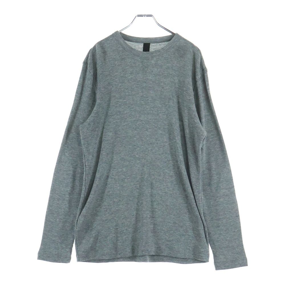 CHROME HEARTS 長袖カットソー グレー CHROME HEARTS (クロムハーツ) SNATCH LS CHロゴ刺繍サーマル長袖