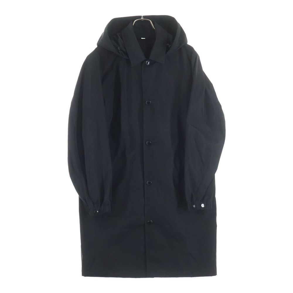 バーバリー ホースフェリー ブラック×ブラック S BURBERRY (バーバリー) Horseferry Car Coat ホースフェリー ステン