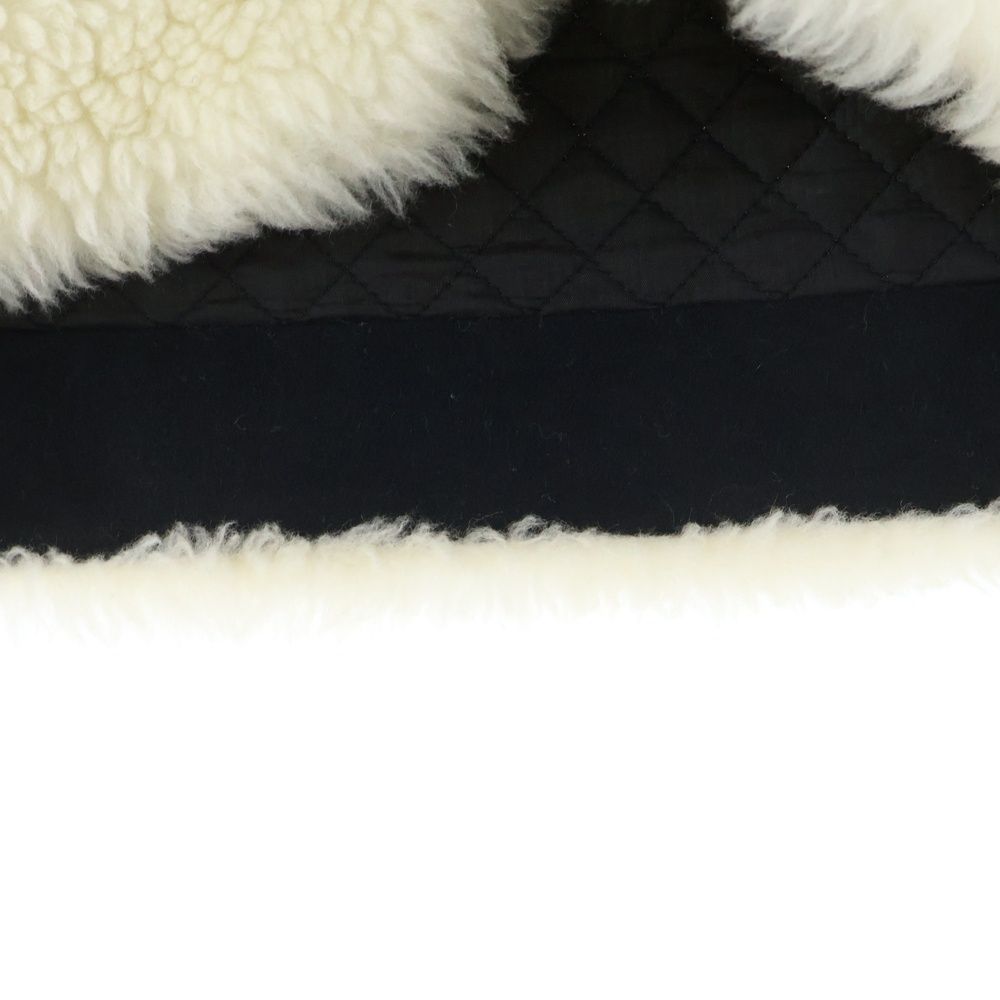 THE RERACS (ザ リラクス) ボアベストライナーモッズコート ブラックx