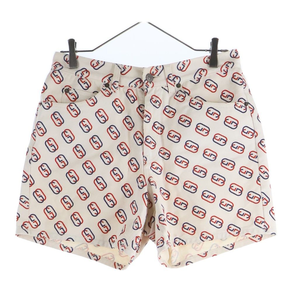 GUCCI (グッチ) インターロッキングG コットンツイル ショートパンツ