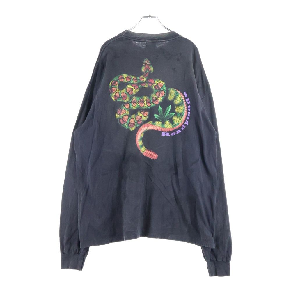 READY MADE (レディメイド) 24AW LS T-SHIRT SNAKE スネークプリント
