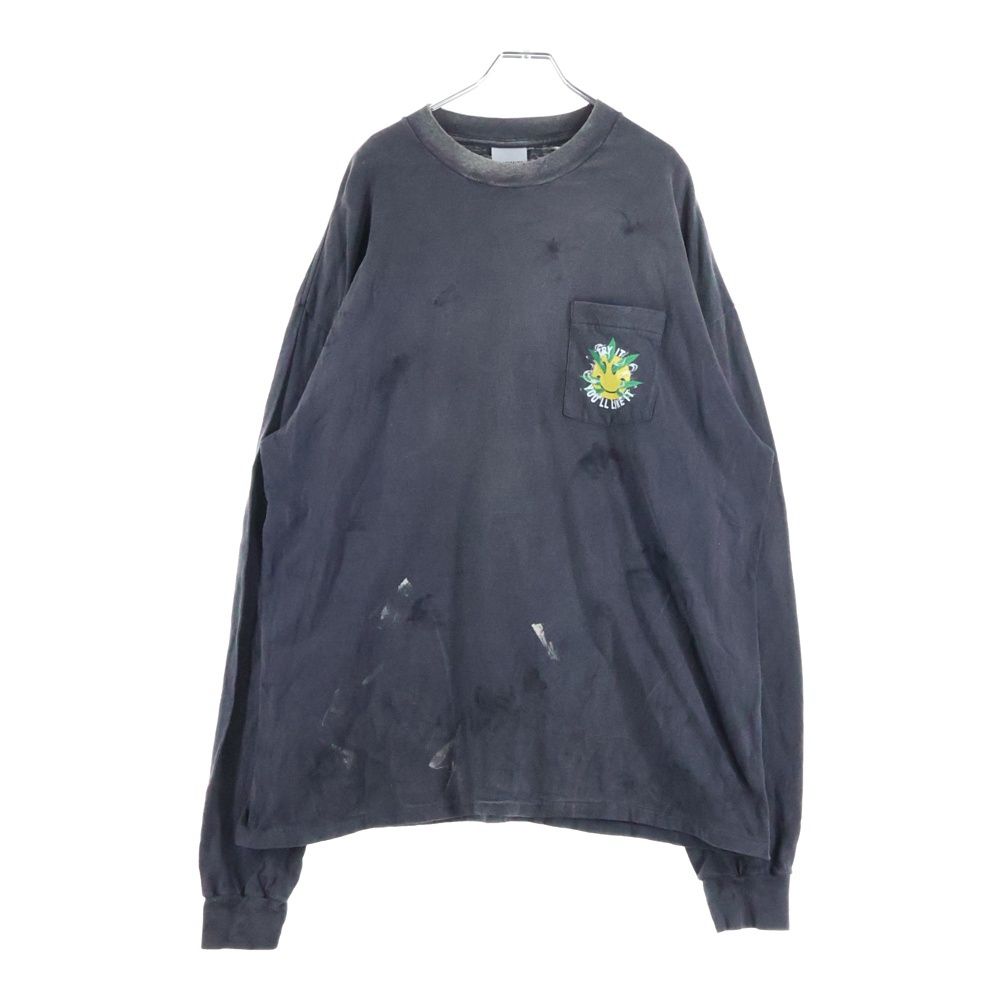 READY MADE (レディメイド) 24AW LS T-SHIRT SNAKE スネークプリント