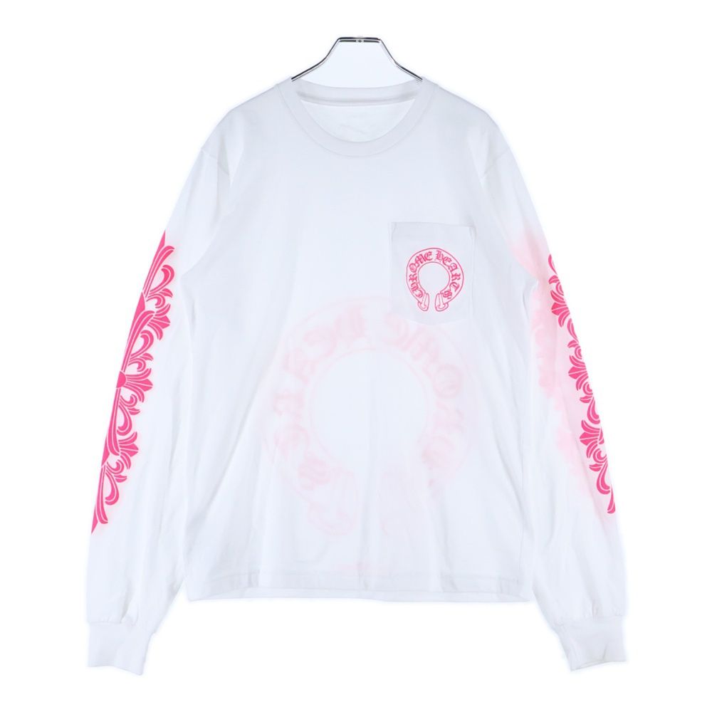 CHROME HEARTS (クロムハーツ) FLRL CRS HORSESHOE L/S バックホース