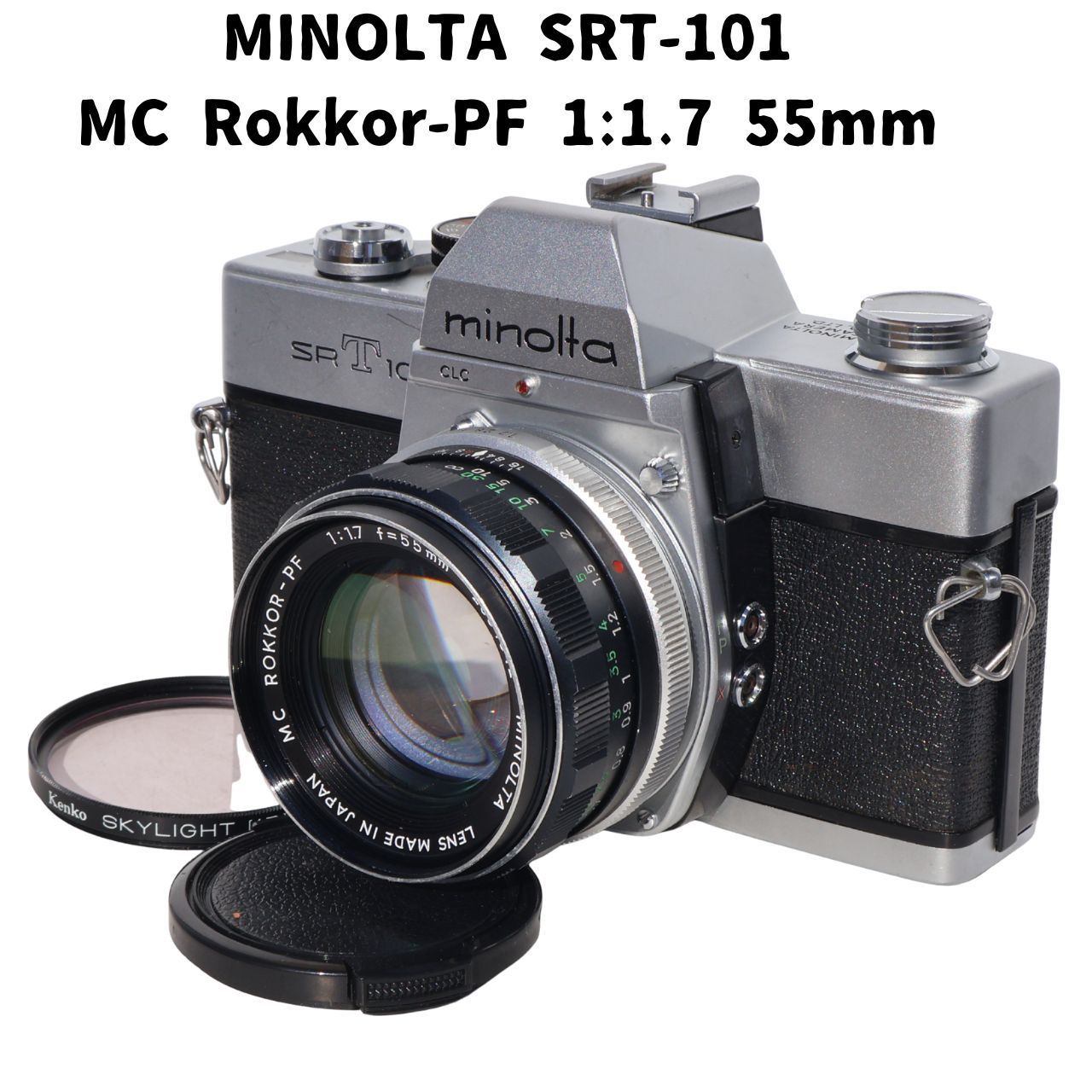 MC Minolta 0 55mm SRT Camera Rokkor-PF SLR Film – SRT101 ⁄ F1.7 SR