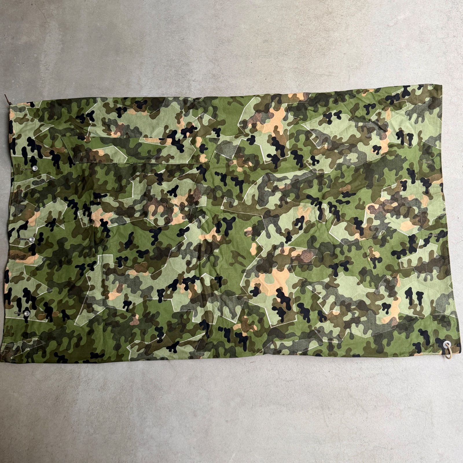 50s アメーバカモ 西ドイツ軍幕 フルセット リバーシブル パップテント