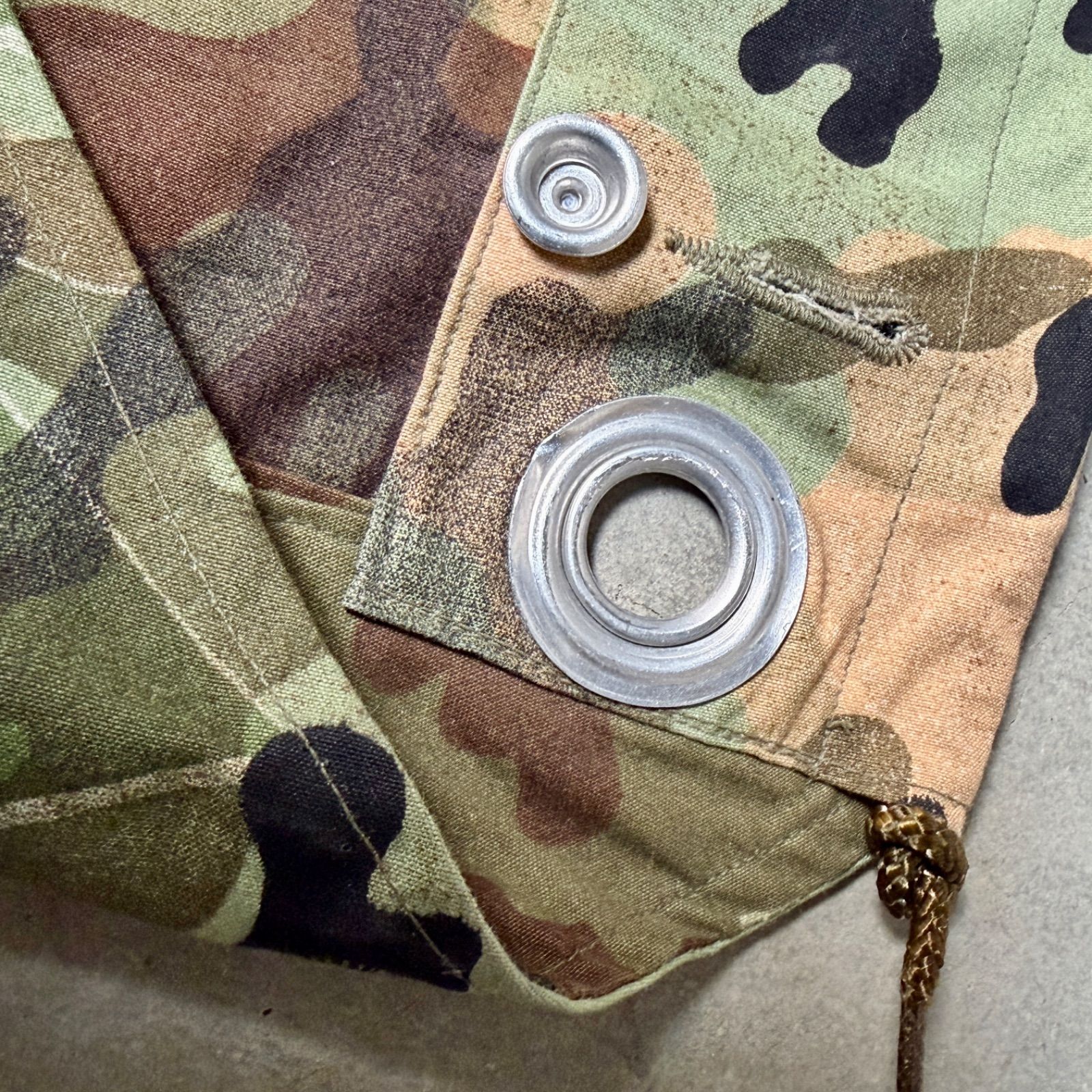 50s アメーバカモ 西ドイツ軍幕 フルセット リバーシブル パップテント