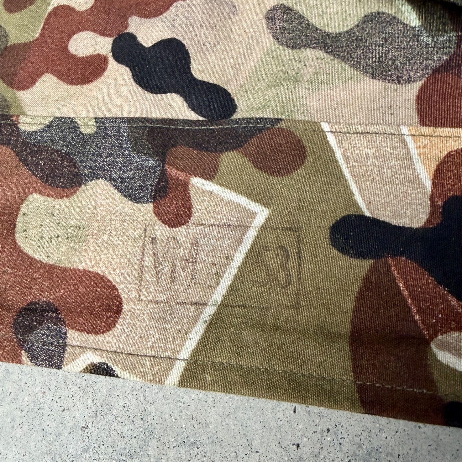 50s アメーバカモ 西ドイツ軍幕 フルセット リバーシブル パップテント