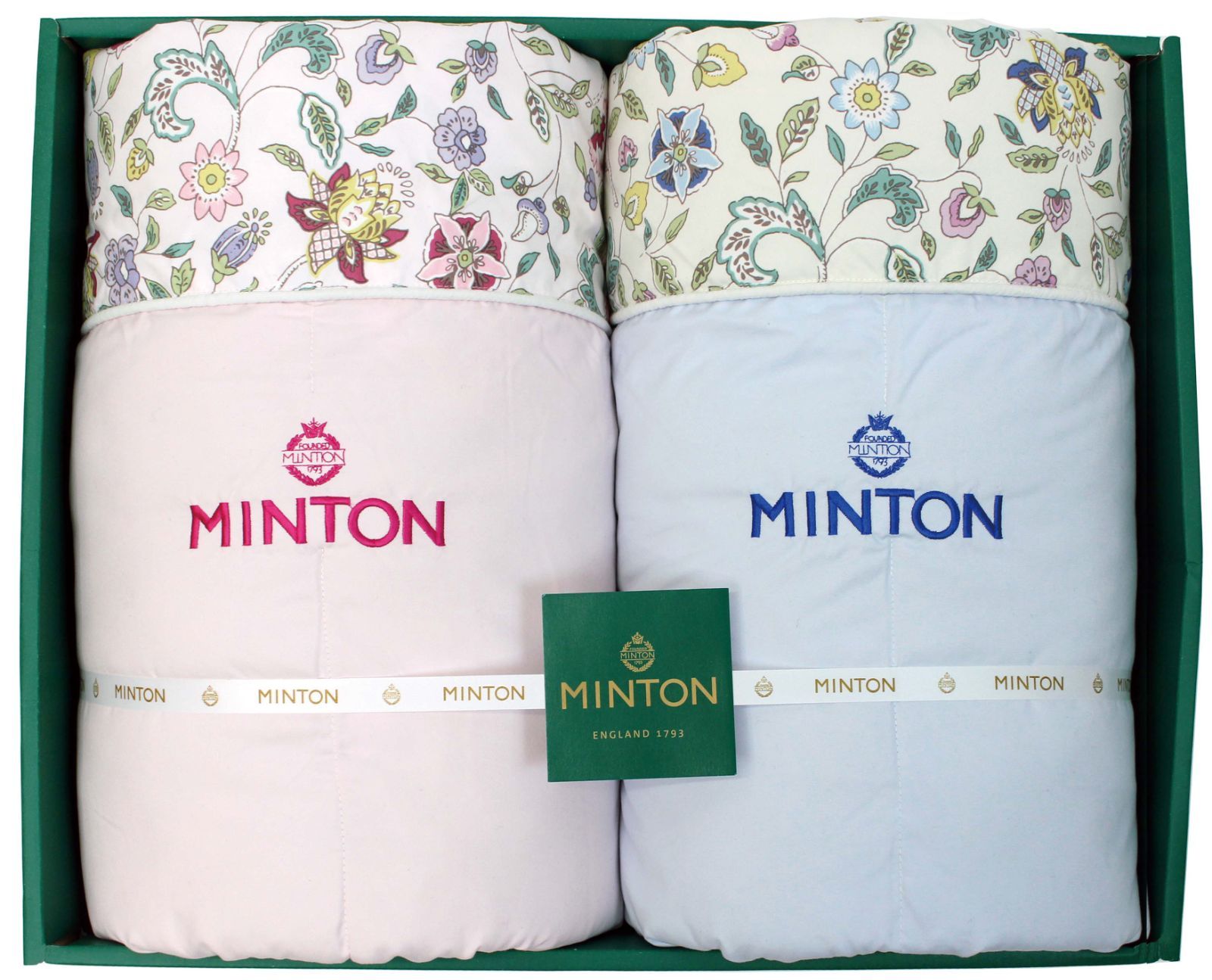 ミントン シルク混肌掛けふとん2P MNSF41602 サイズ（約）：150×200cm