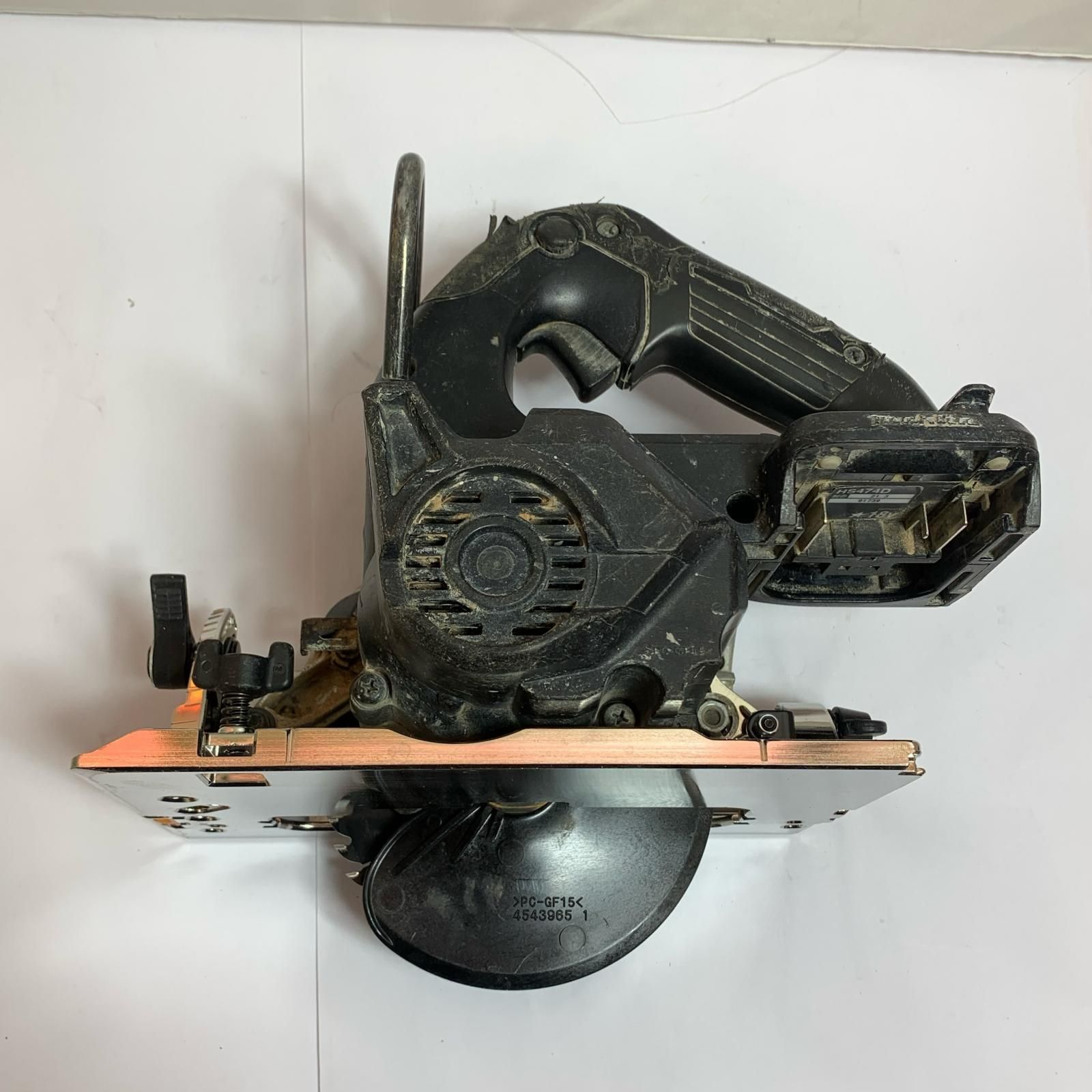  ♭♭MAKITA マキタ 125 mm 充電式マルノコ 18ｖ 本体のみ 2021.3製 HS 474 D マルノコ 切断工具 切断機