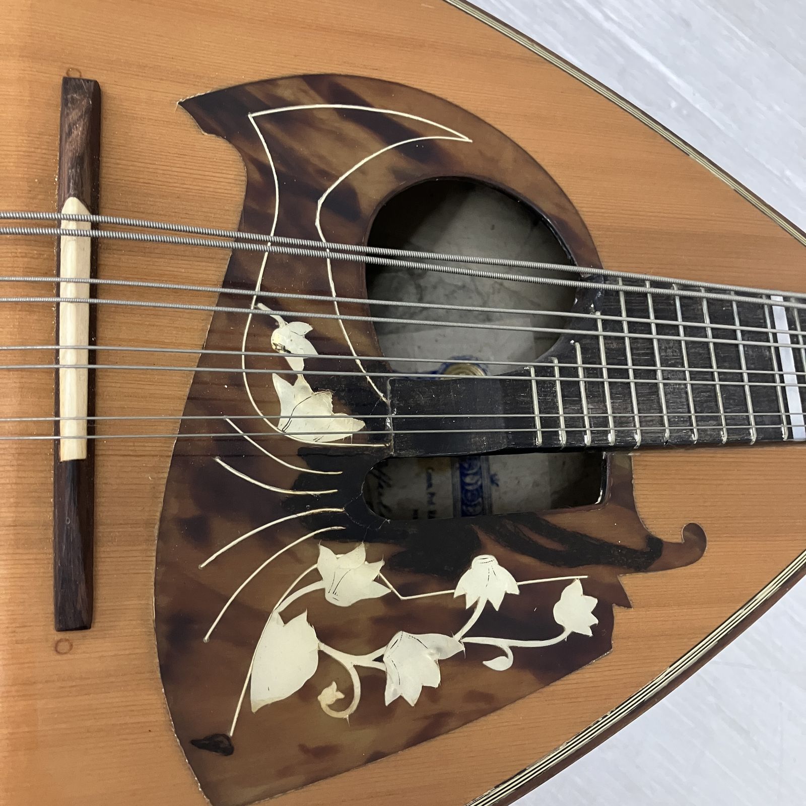 マンドリン　ラファエレ・カラーチェ Type15 raffaele calace マンドリン RAFFAELE CALACE & FIGLIO ラファエレ カラーチェ 鼈甲