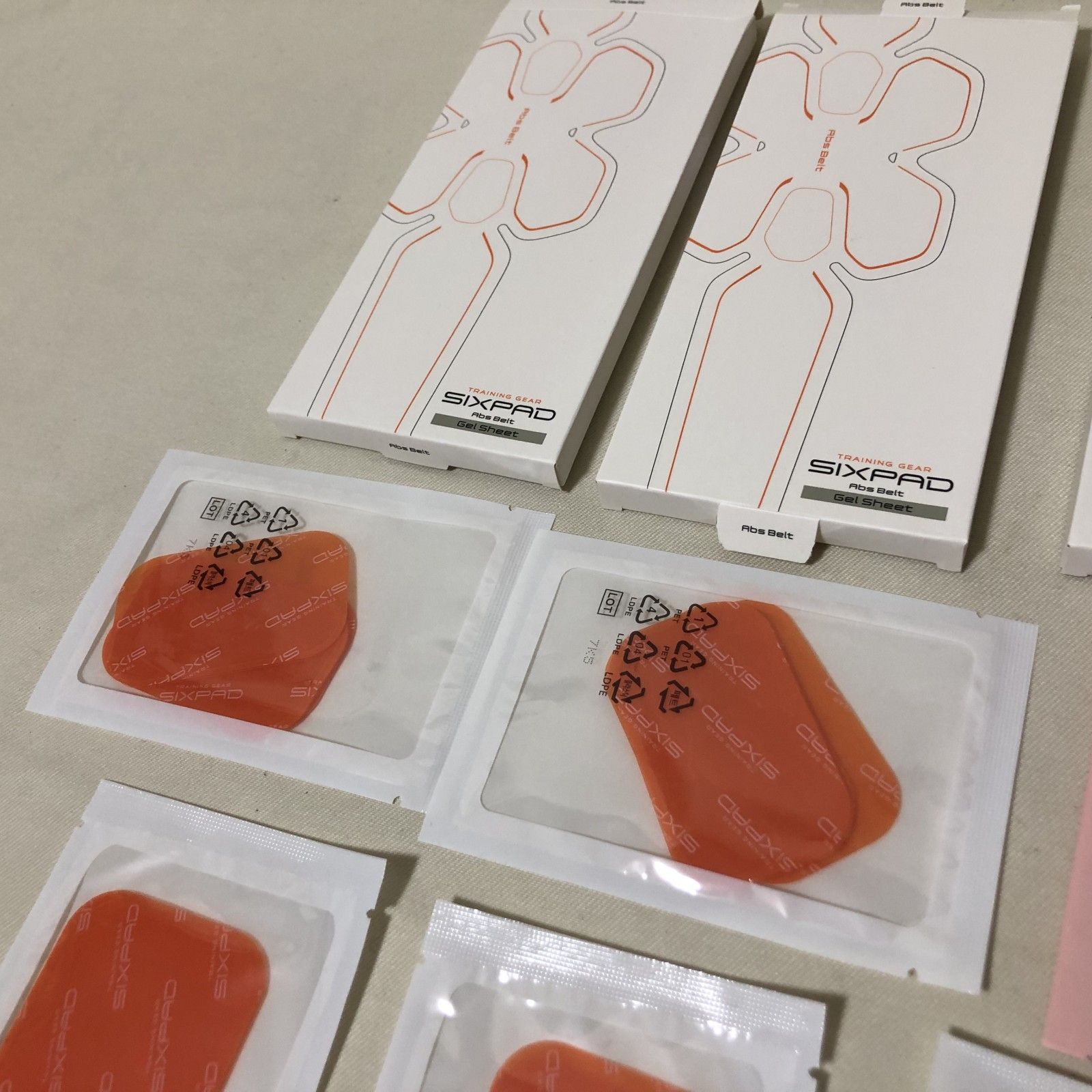 H719 SIXPAD シックスパッド専用 アブズベルト 高電導ジェルシート