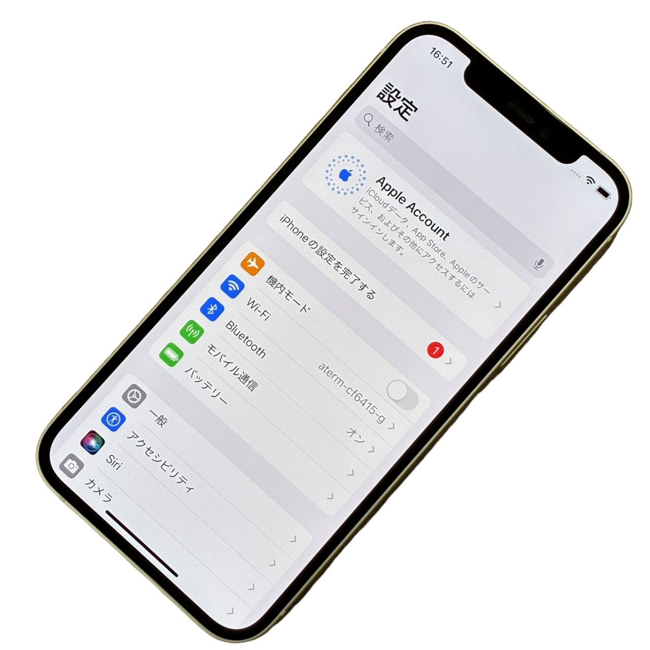 SIMフリー Apple iPhone 12 128GB MGHV3J/A au ○判定 ホワイト