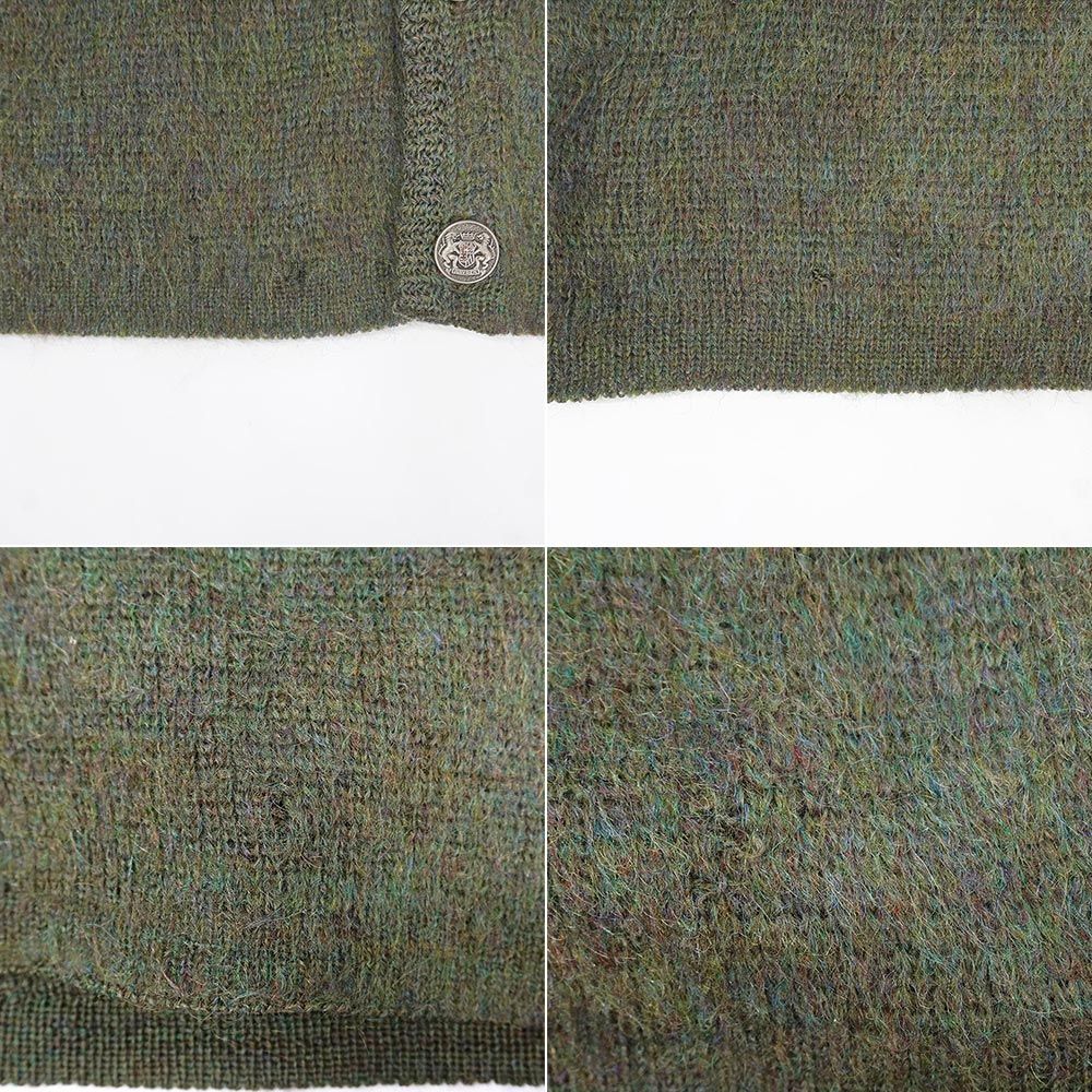 Unknown 60s 60年代 モヘアカーディガン 毛足 シャギー ポケット付き