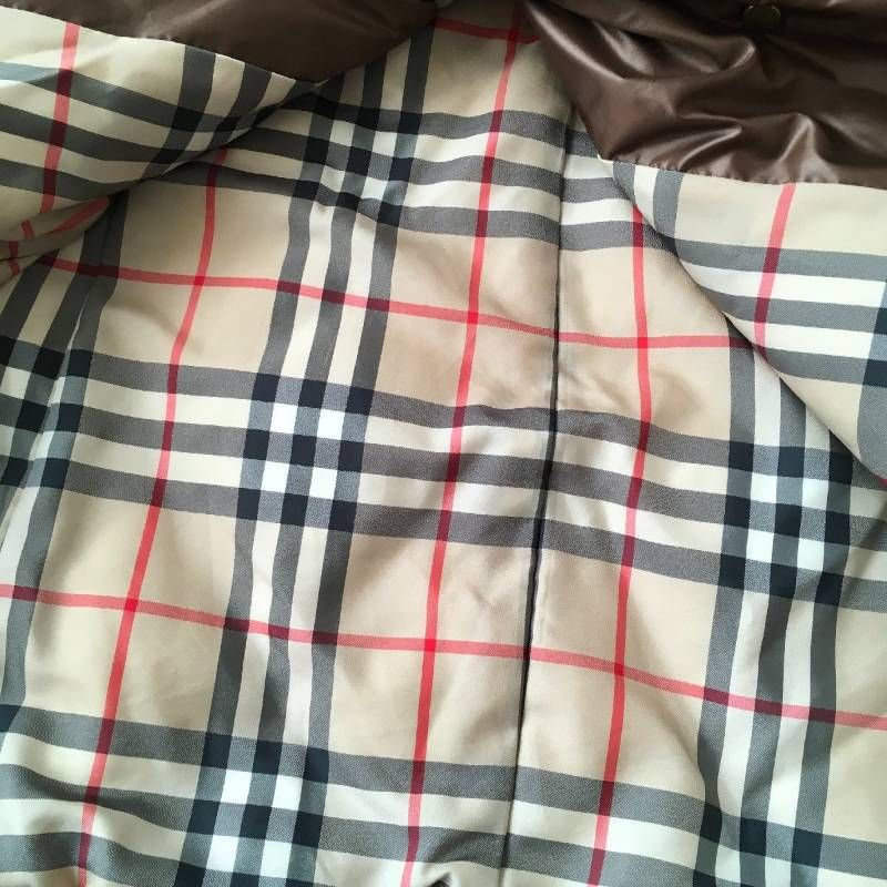 美品 BURBERRY LONDON バーバリーロンドン 高級 ファー ロング ダウン