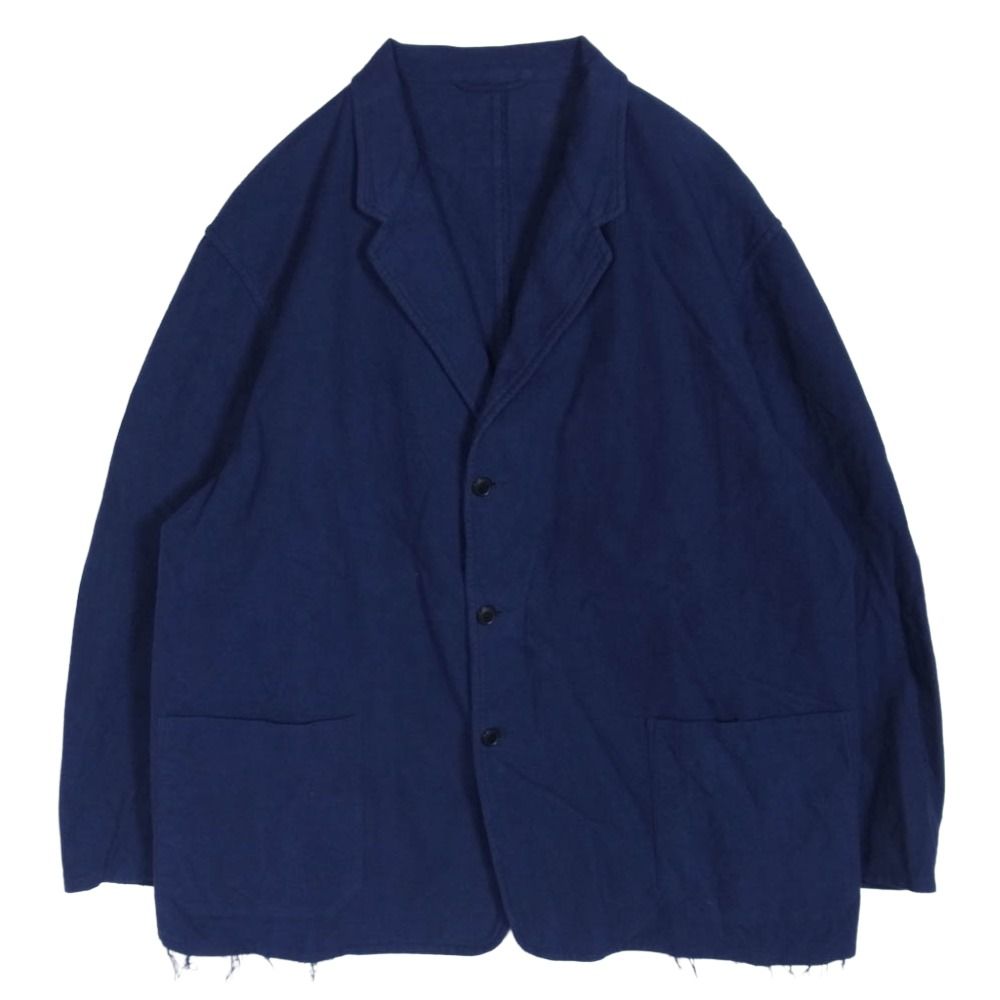 COMOLI コモリ 25AW C03-01004 コットンネル ジャケット 青紫紺 2 
